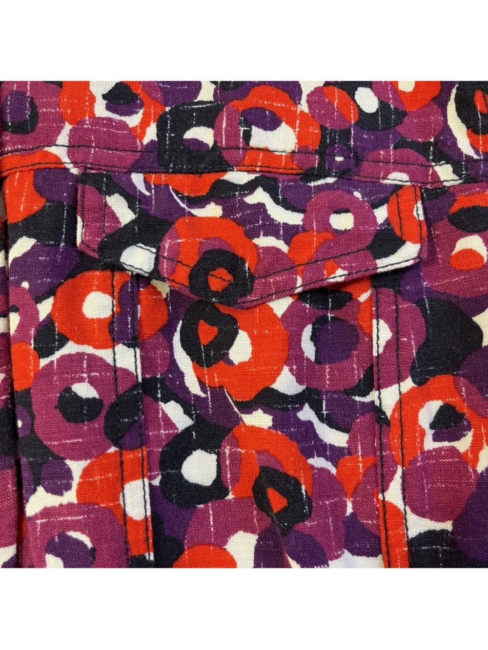 Ruby Rd. Red & Purple Floral Beaded Jacket - Picture 6 of 16